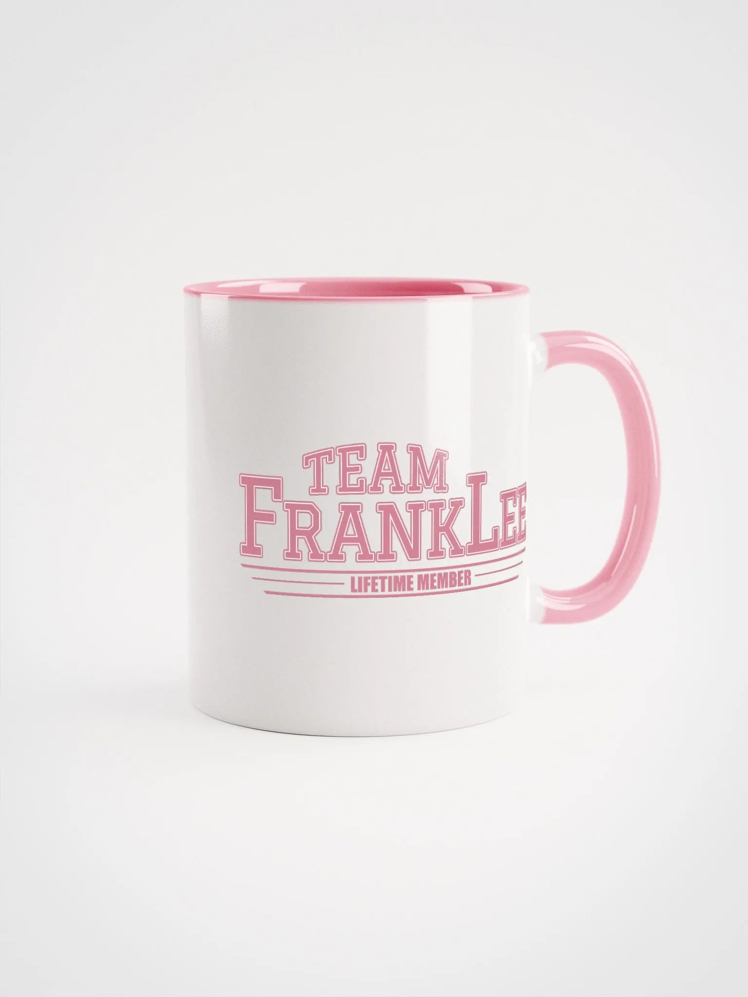 Team FrankLee Mug - Pink & White product image (1)