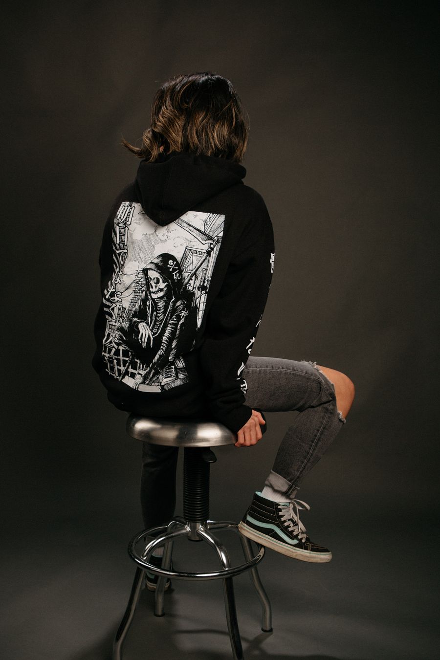 One Day We'll All Be Skeletons Hoodie - Black product image (3)