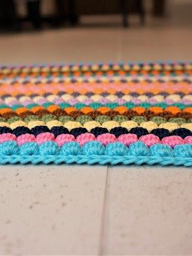 Bobble stitch doormat pdf pattern product image (2)