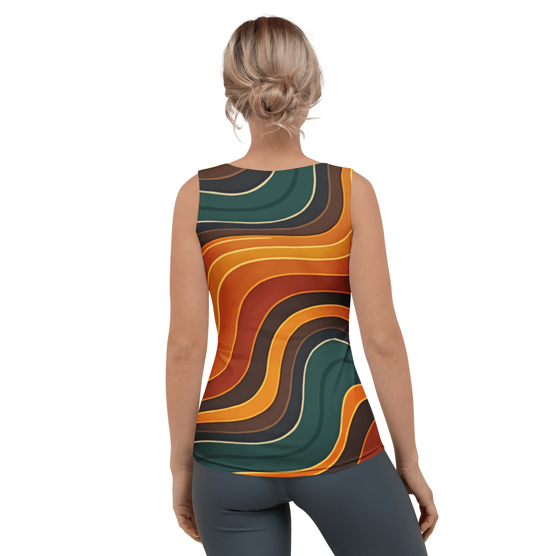 Barry Grady 'Flowing Waves' Women's Tank Top product image (2)