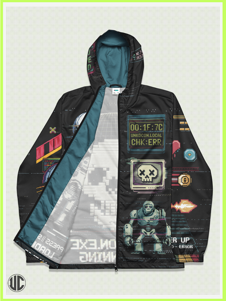Glitchbyte / Final Node – Windbreaker product image (1)