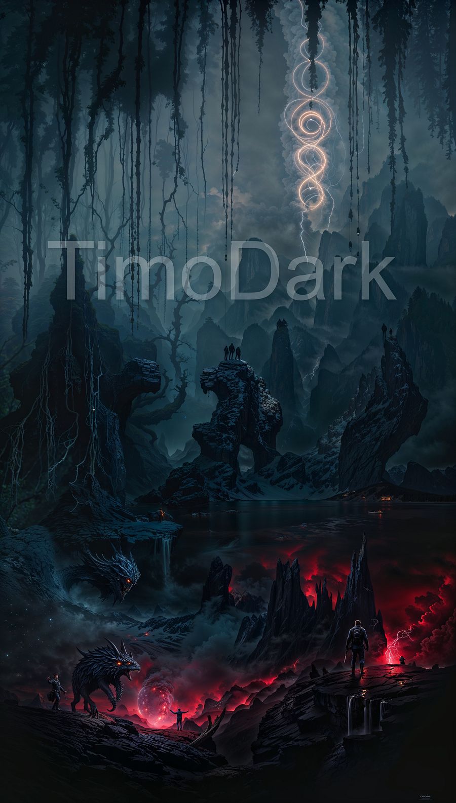 Gateway to Hell Phone Wallpaper product image (1)