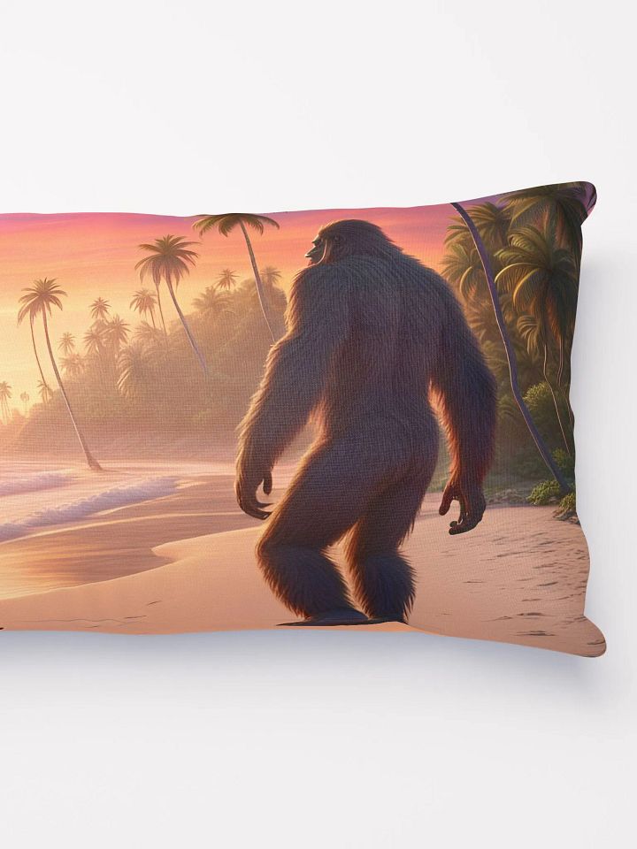Pillow of Bigfoot on the beach product image (5)