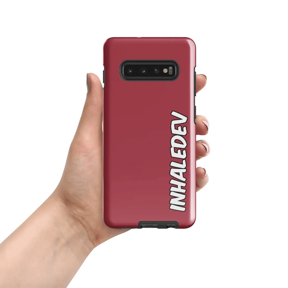 Red InhaleDev Samsung Tough Case product image (10)
