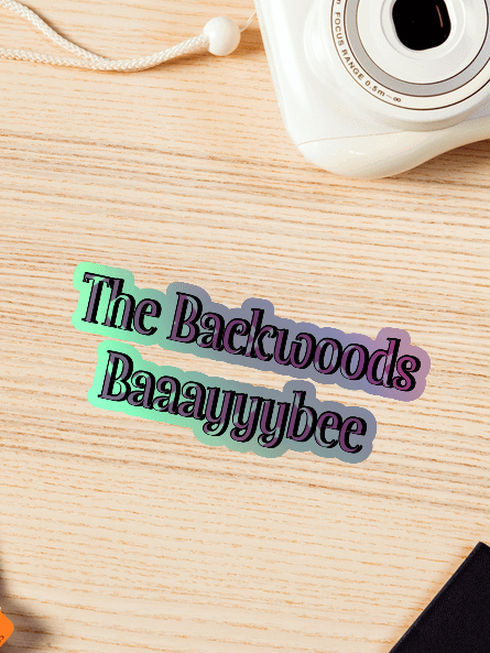 Backwoods Baaayyybee Holographic Sticker product image (1)