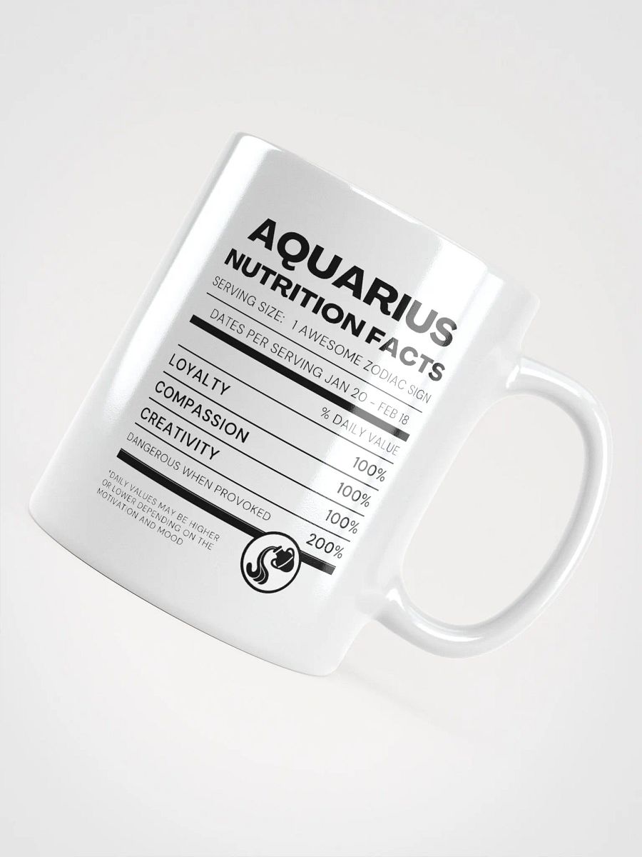 Aquarius Nutrition Facts Mug product image (5)