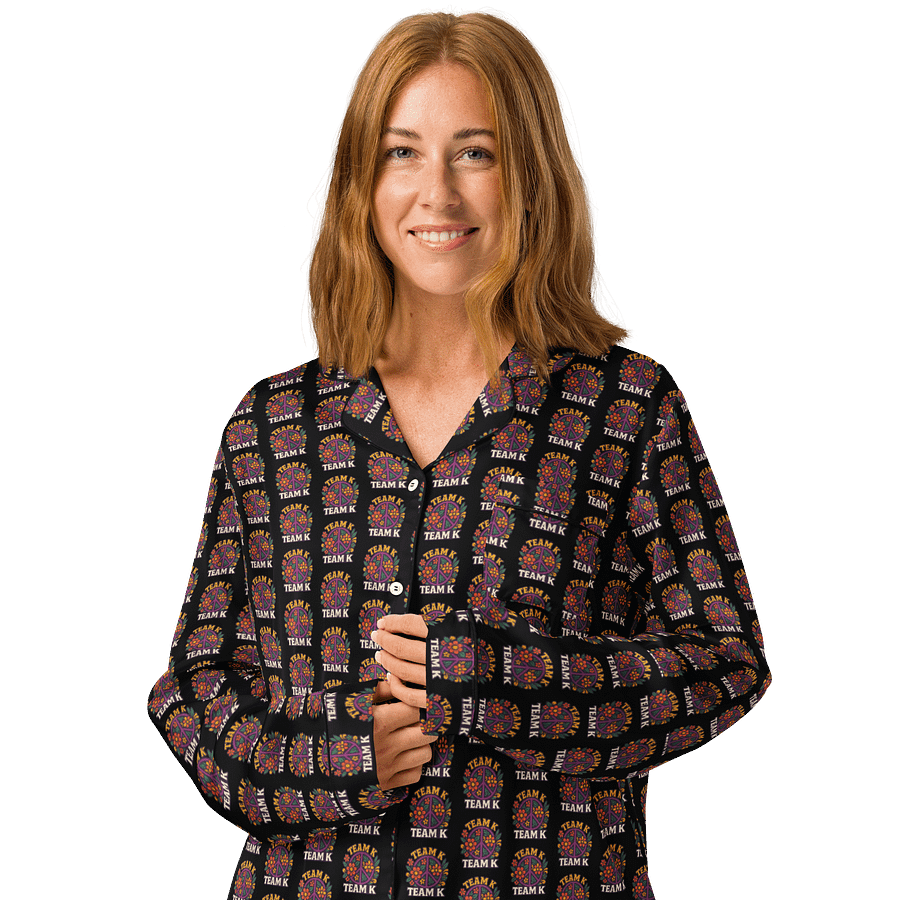 Team K 1960's Women's Long Sleeve Pajama Top product image (3)