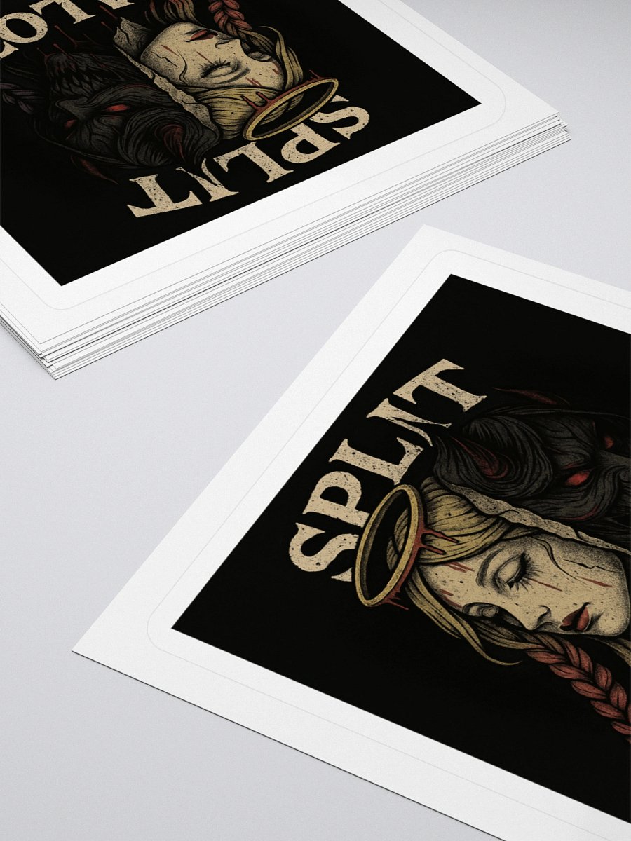 Split Haloz Logo Sticker – Braided Chaos Edition product image (10)