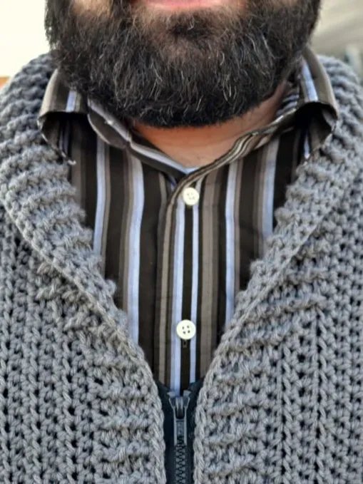 Cozy Coed Cardigan Crochet Pattern product image (5)