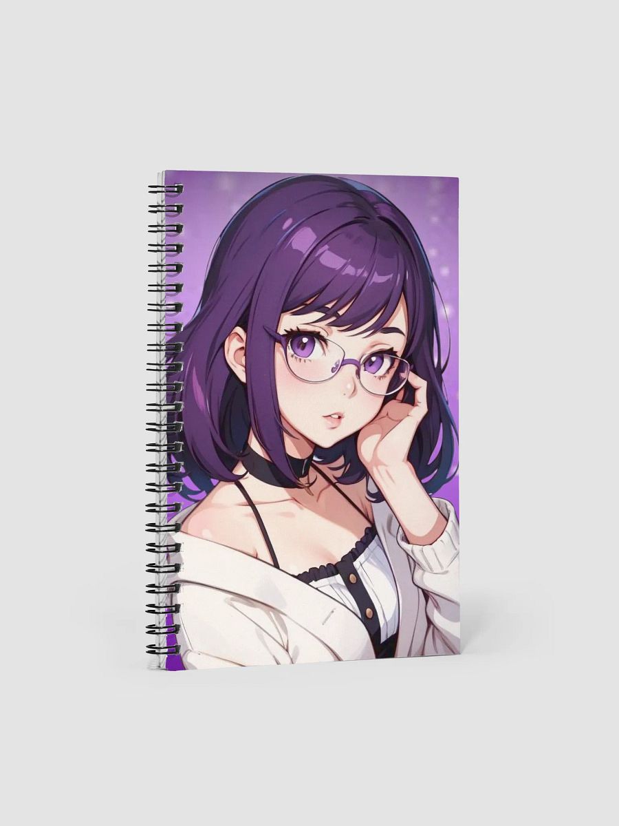 (PURPLE WAIFU) K Spiral Notebook product image (1)