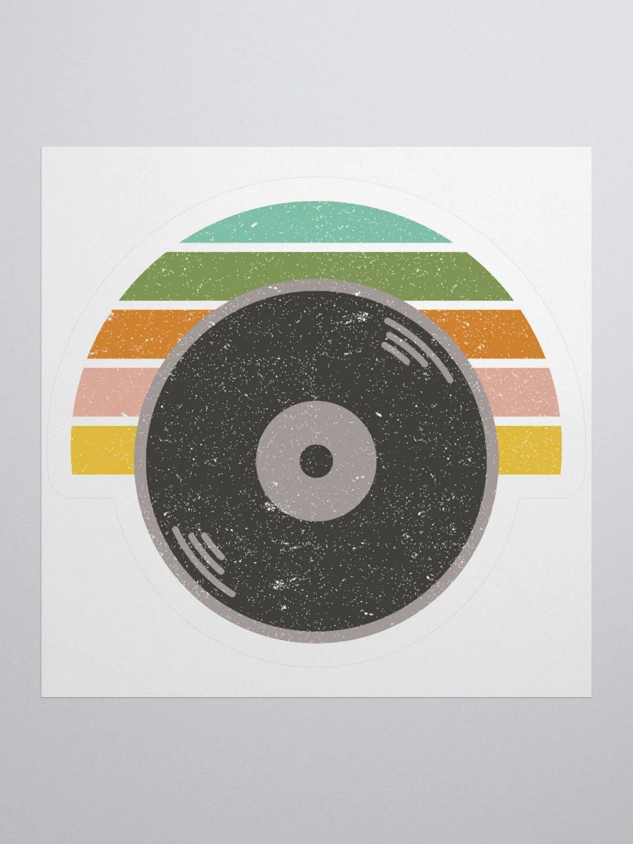 Lost Records: Bloom & Rage Retro Record Sticker product image (1)