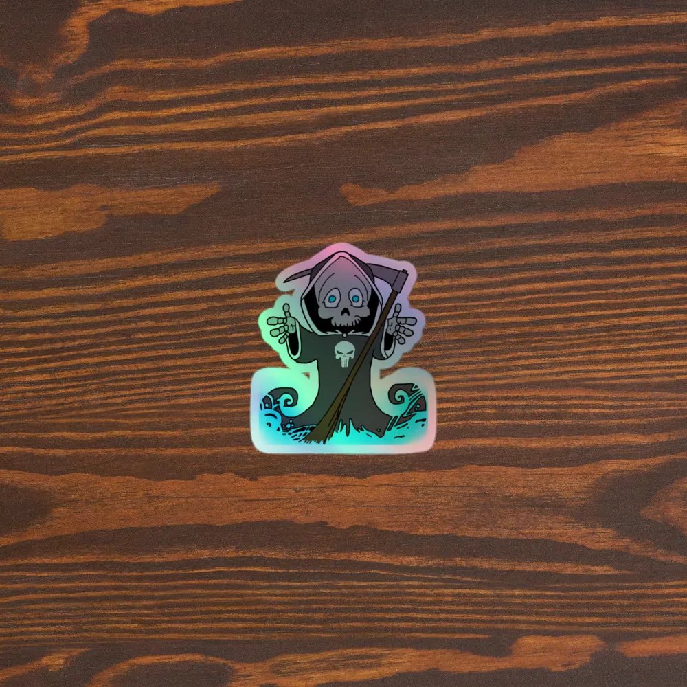 Little Reaper Holo Sticker product image (5)