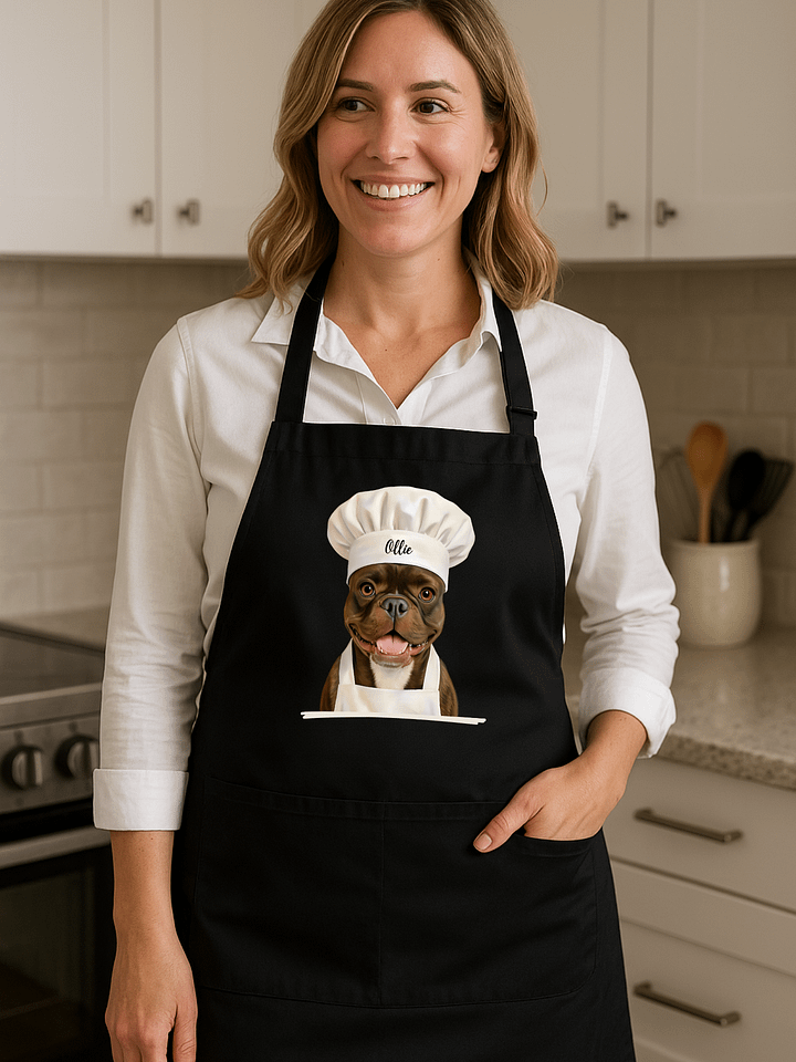 OUR BEST FRIEND IN THE KITCHEN! / ORGANIC COTTON APRON product image (5)