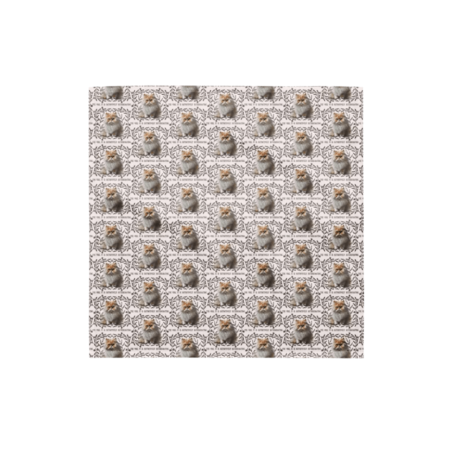 KC, The Vibe Is Deteriorating (floofy cat), Bandanna product image (1)