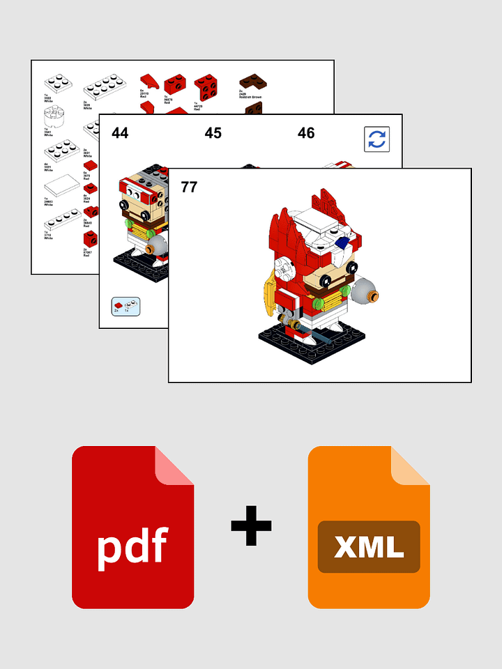 Pix Robot Man 2 PDF and Parts List product image (2)