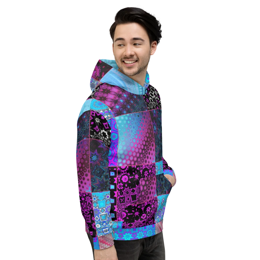 Abstract Patchwork Celebration Unisex Hoodie product image (6)