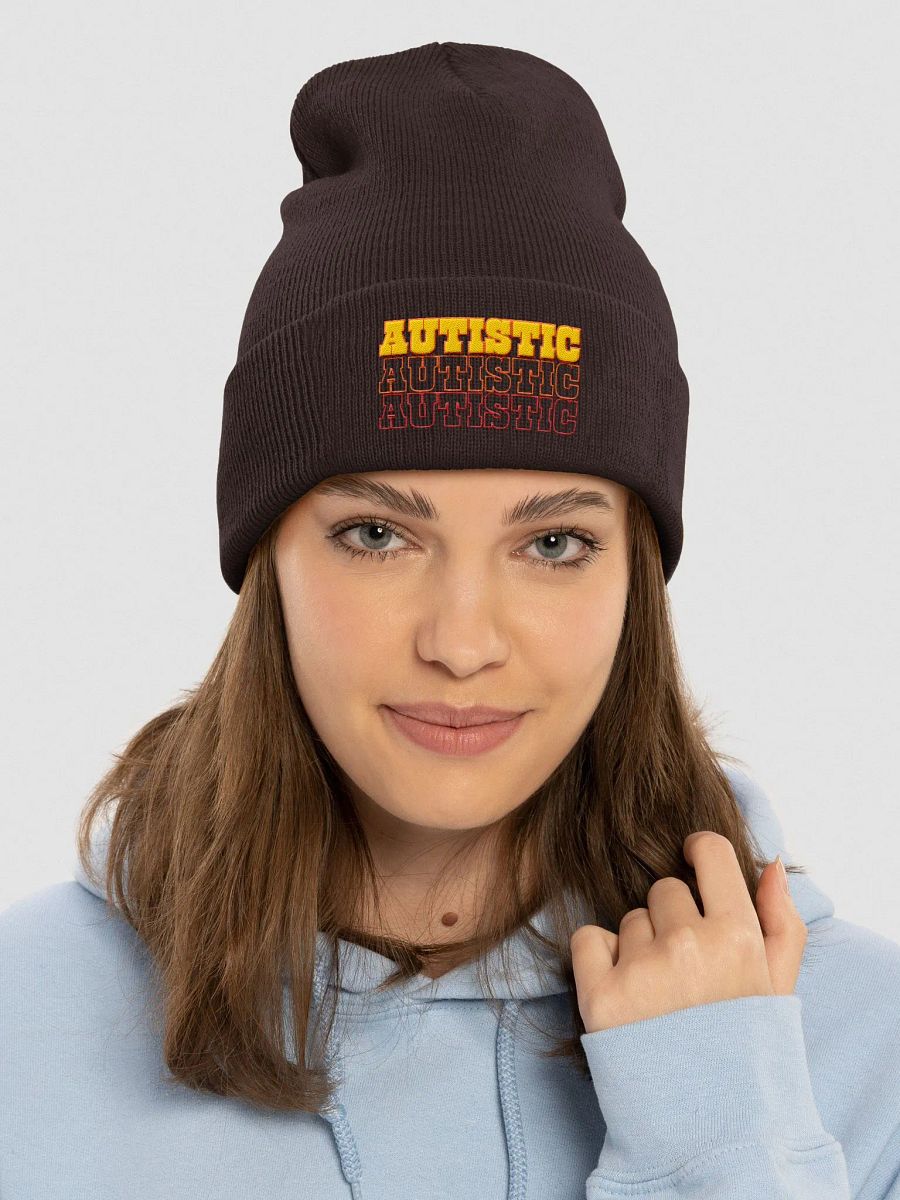 AUTISTIC cuffed beanie product image (13)