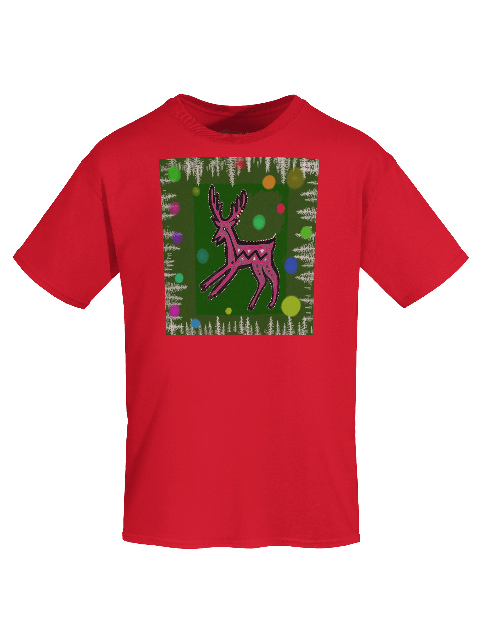 ArtTee 'Happy Holiday Deer' December '25 Tee of the Month product image (13)