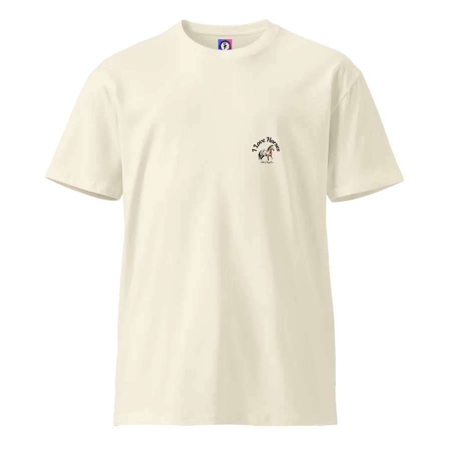 I Love Horses 001 Unisex Premium Tee Light Colours product image (9)