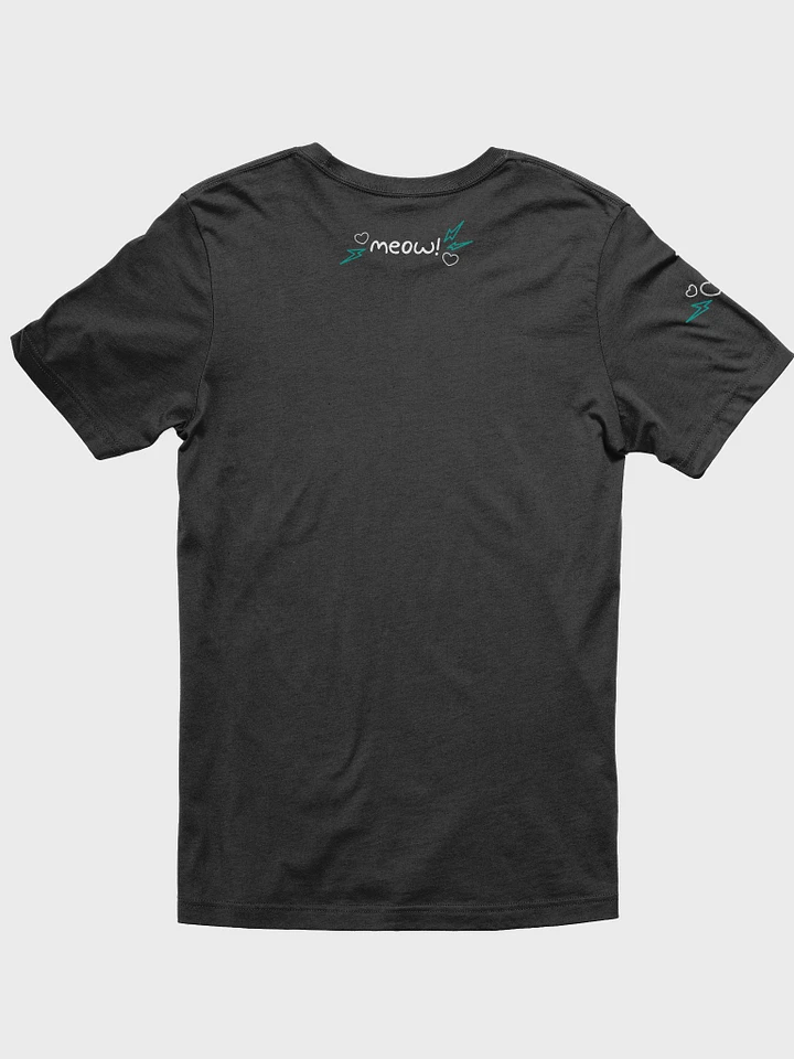 Lovely Digital Meow // T-Shirt - Teal - Dark Mode product image (2)