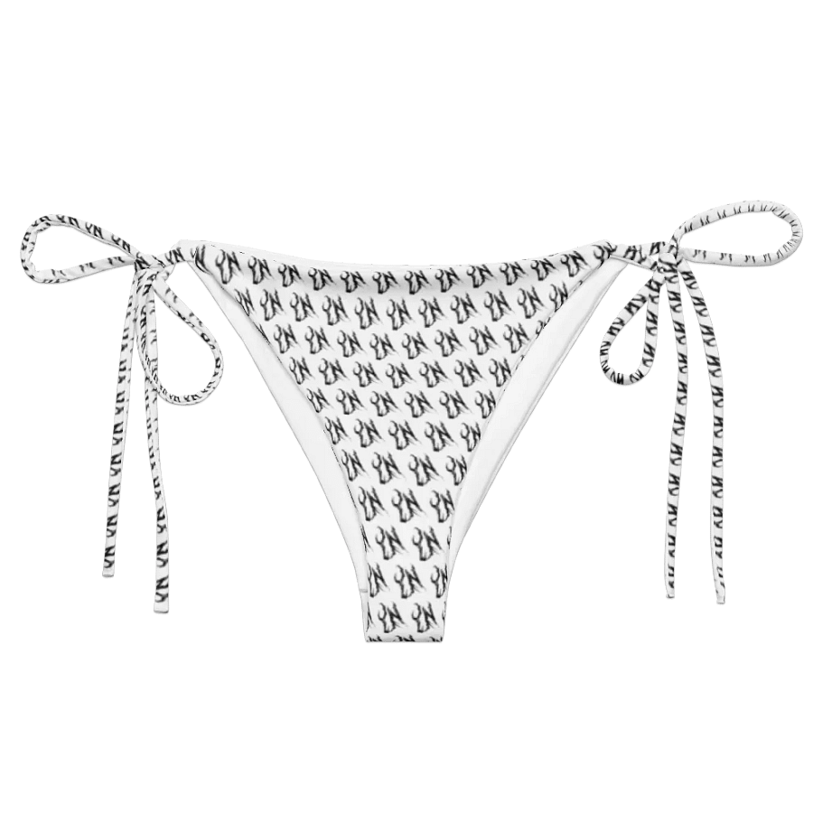 YN Checker Print Bikini Bottom product image (1)