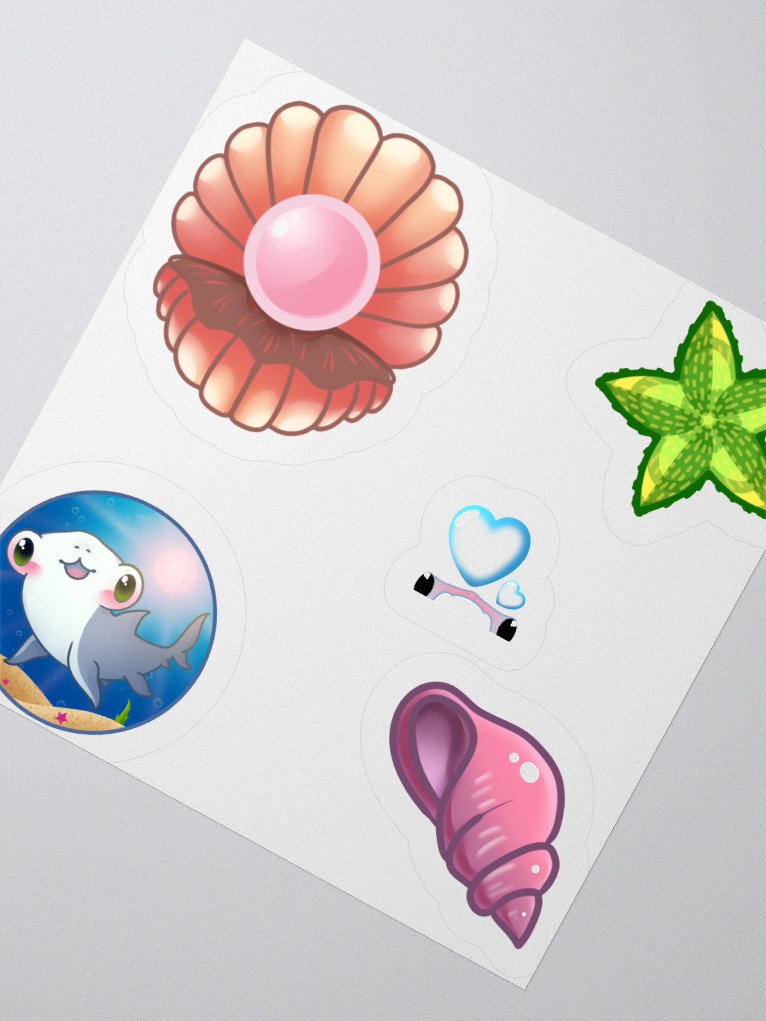 Ocean Friends Kiss Cut Stickers Set product image (3)