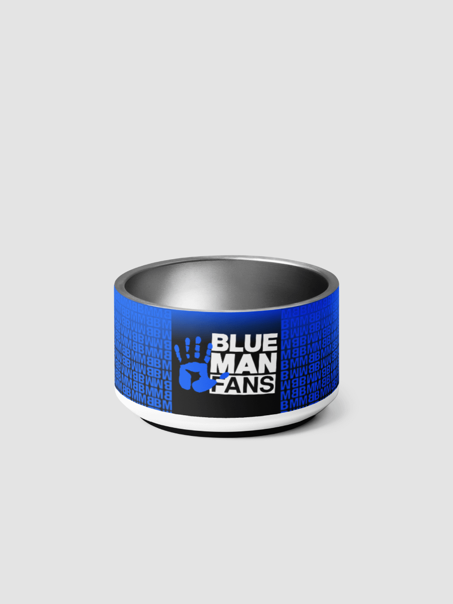 Blue Man Fans Hand & BMMB Loop Print Pet Bowl product image (4)