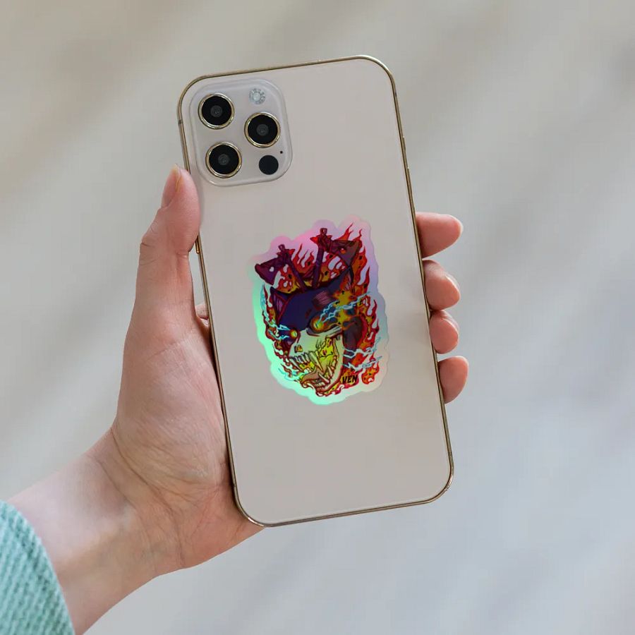 Infernal Pursuit Holographic Sticker product image (6)