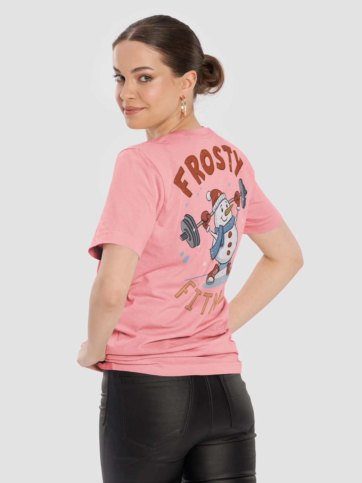 Frosty Fitness Snowman T-Shirt product image (6)