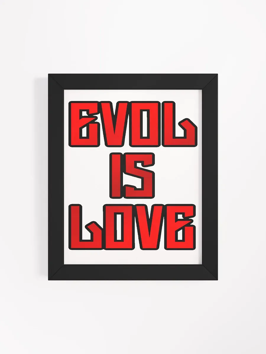 Evol Is Love Wall Art product image (47)