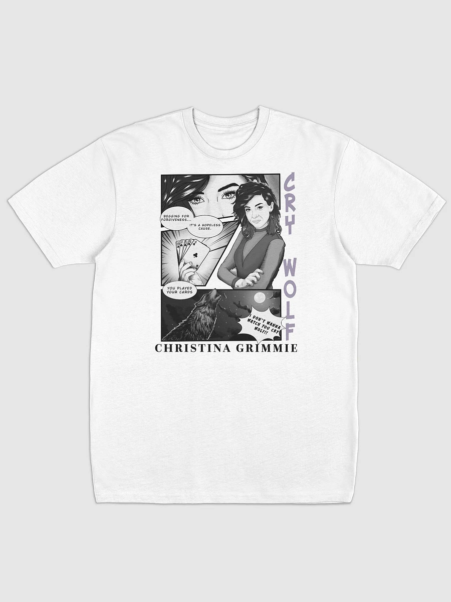 Cry Wolf Comic White Tee product image (2)