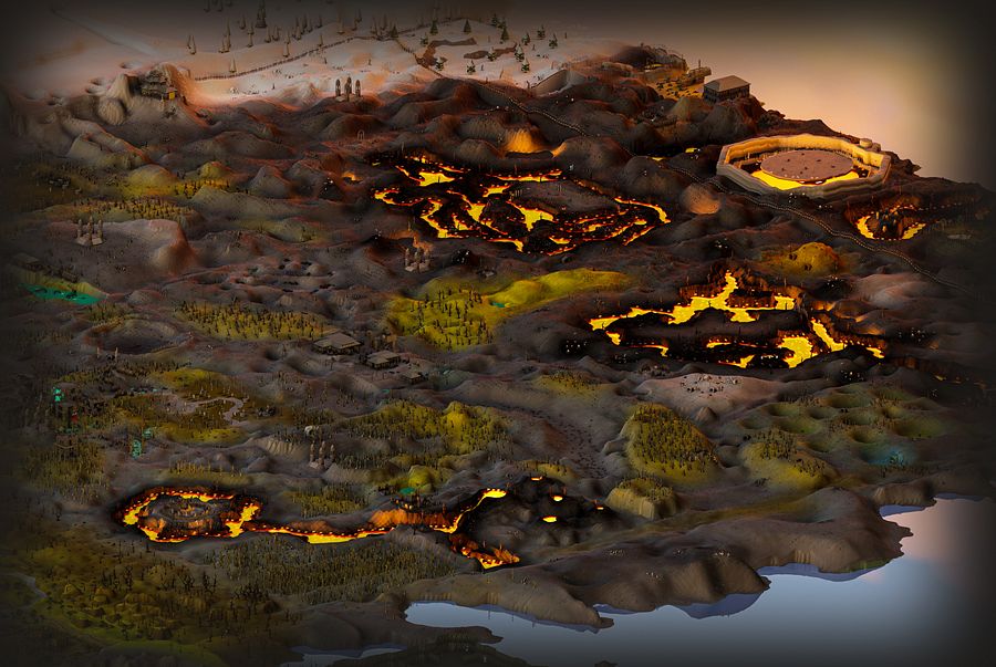 The Wilderness | Enhanced Matte 3D OSRS Poster product image (1)