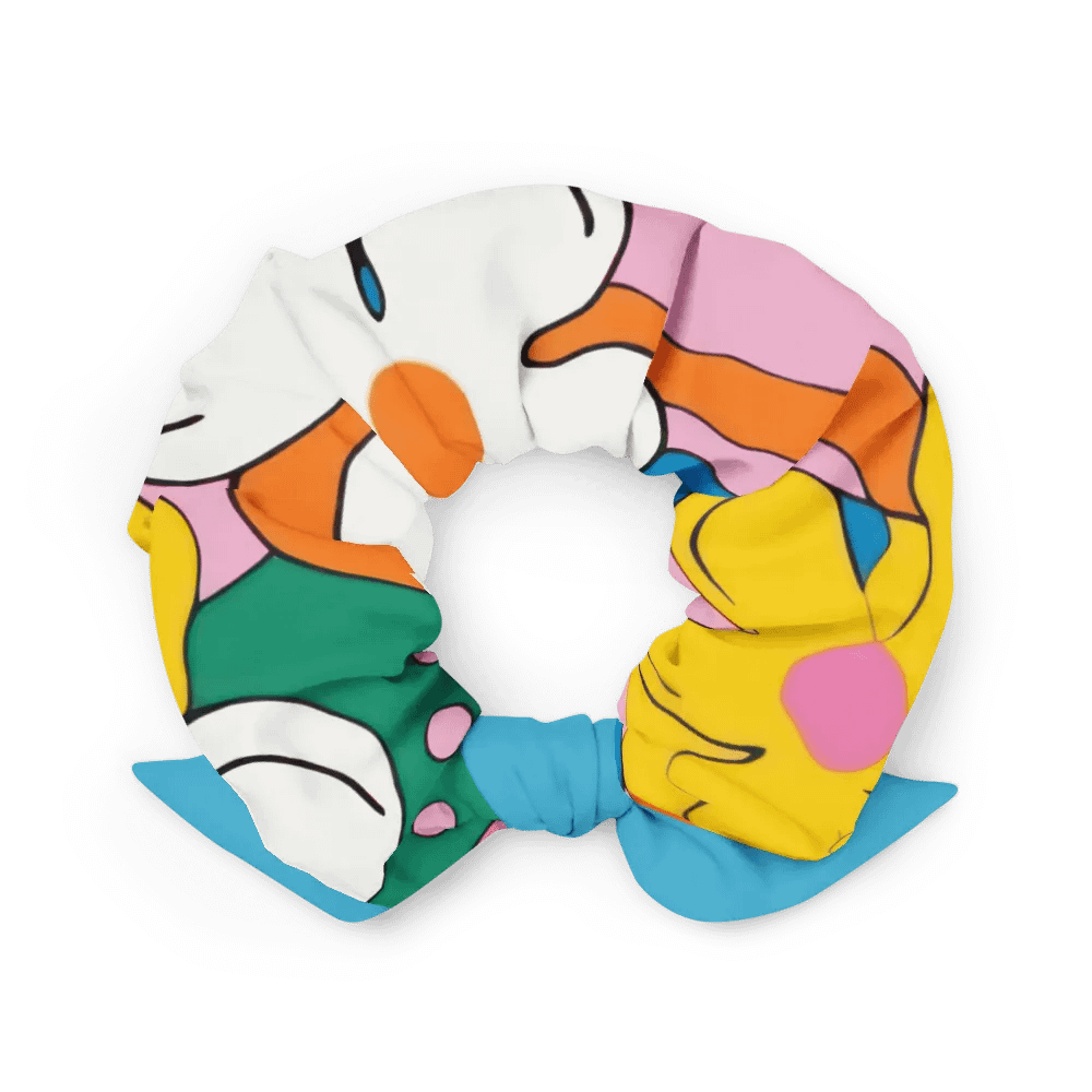 Retro Floral Petals Scrunchie product image (9)