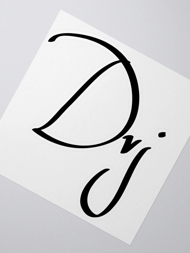 dvj black sticker product image (2)