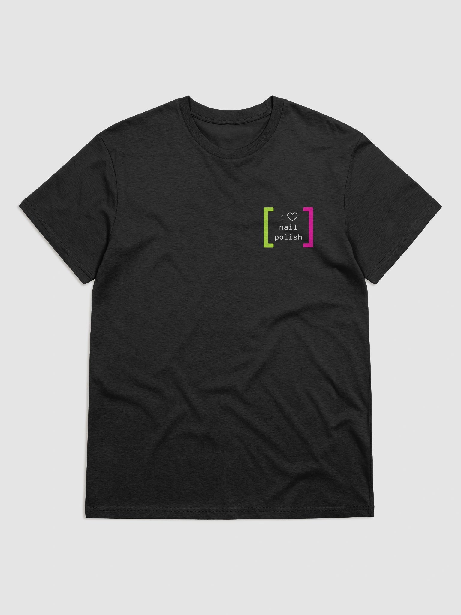 I <3 nail polish: Organic t-shirt product image (1)