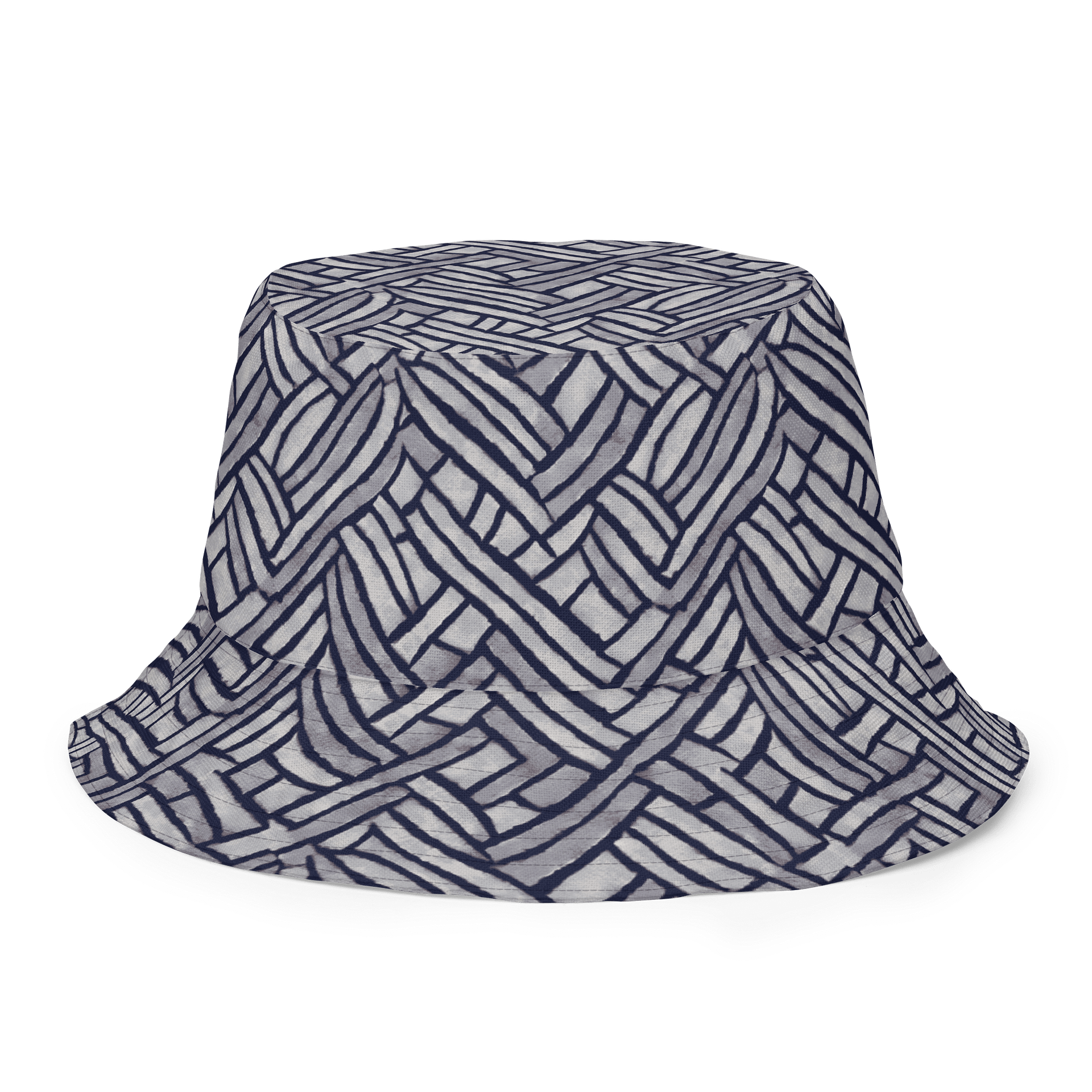 Grey Rectangles Hat product image (1)