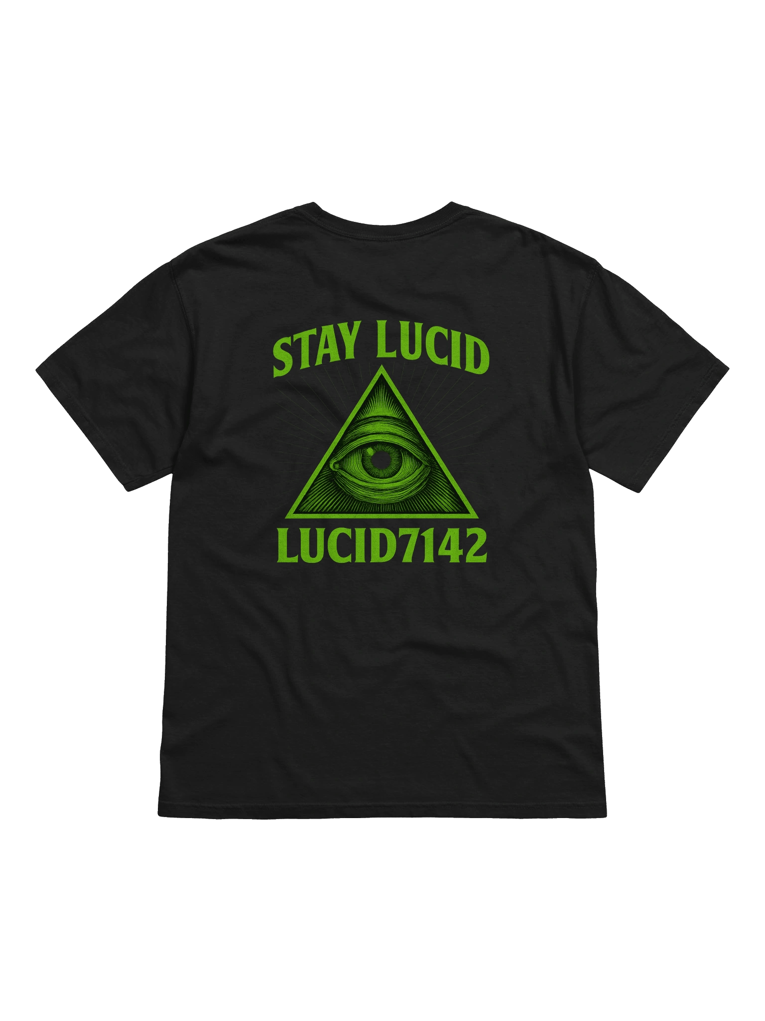 Lucid7142 – “Stay Lucid” Neon Vision Tee product image (24)