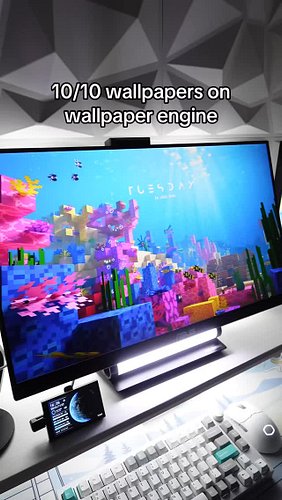ALL WALLPAPERS � IN BIO

Wallpaper Engine is on Steam. Rainmeter tutorial for the day/date is linked in my bio @nightxparade ...