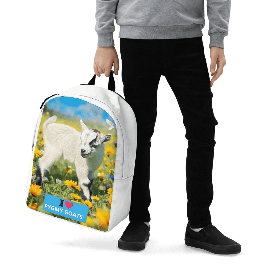 I LOVE PYGMY GOATS BACKPACK product image (8)