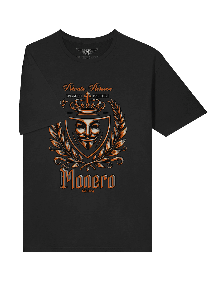 Monero Privacy Reserve T-Shirt product image (6)