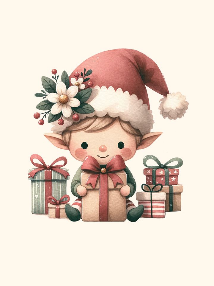 Christmas Elf - Clipart product image (1)