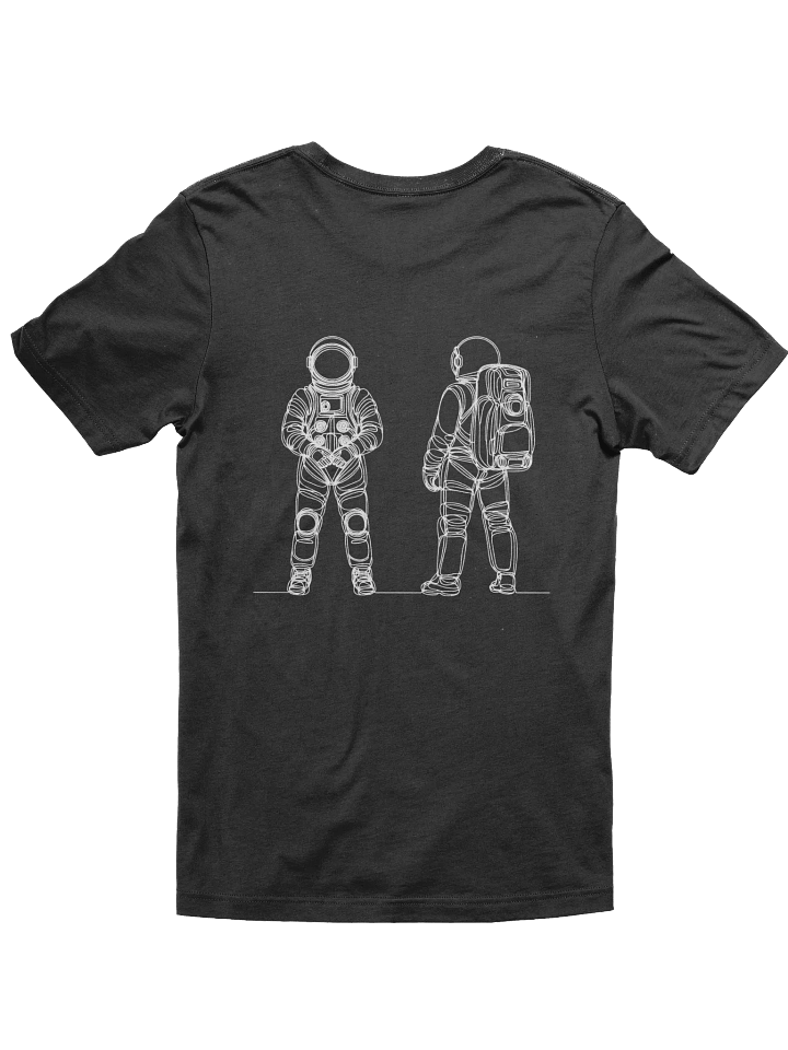 Galactic Explorers Line Art Astronaut T-Shirt product image (15)