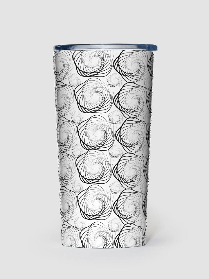 black and white sacred geometry 20oz Tumbler gift for entertiners ladies ents product image (1)