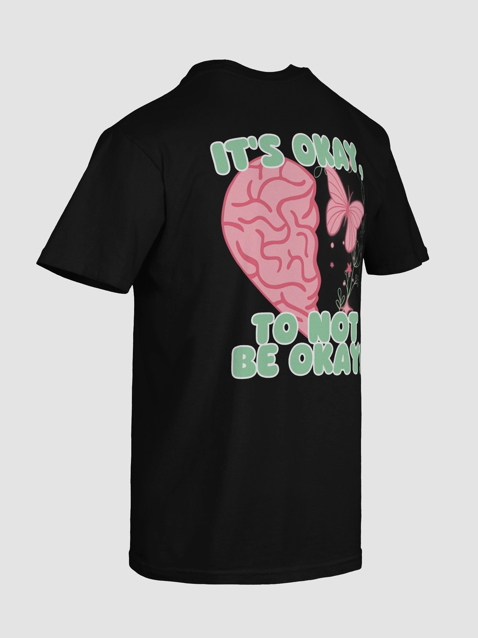 Mental health - heart butterfly T-shirt product image (29)