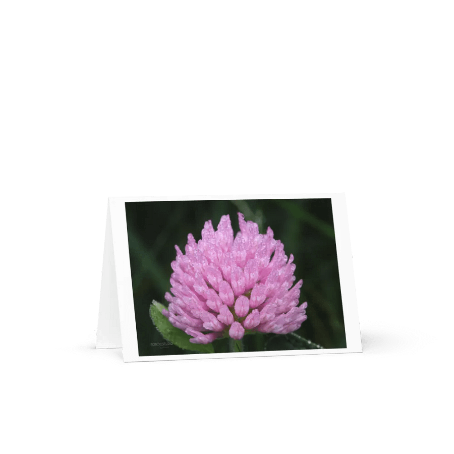Soaked Purple Clover Greeting Card product image (3)