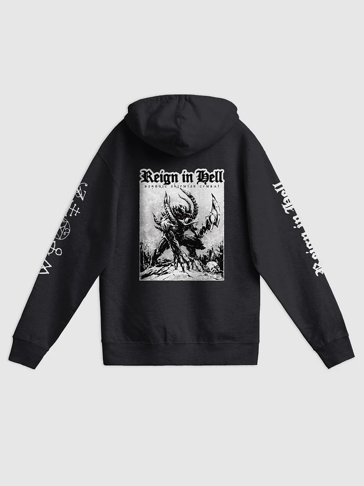 Reign in Hell DELUXE Symbol Sleeve Metal Hoodie product image (1)
