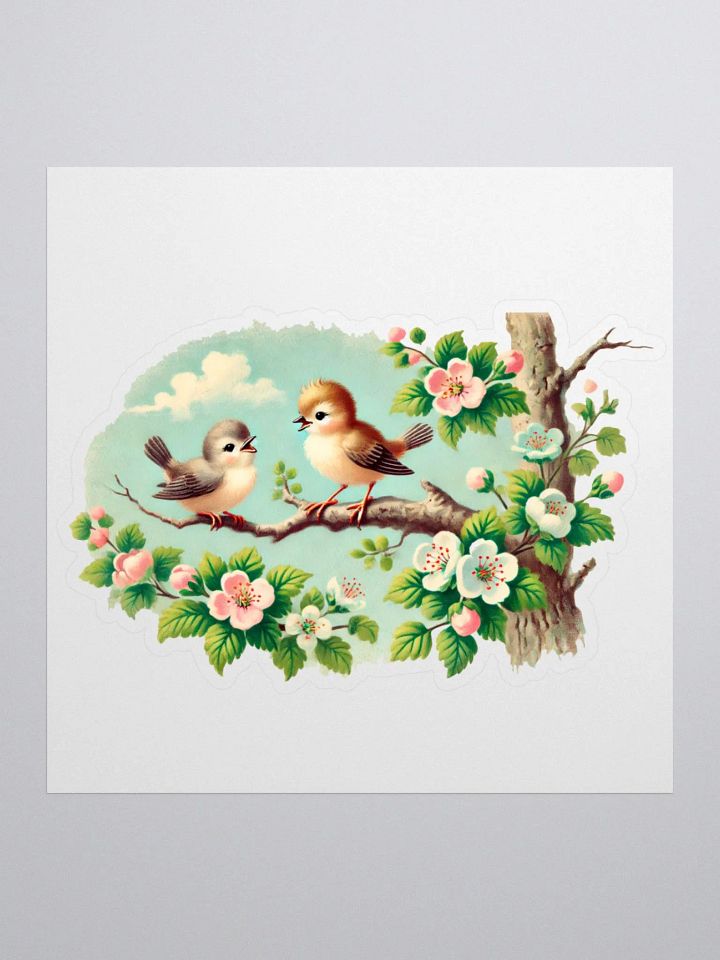 Harmony of Nature Adorable Birds Stickers product image (2)