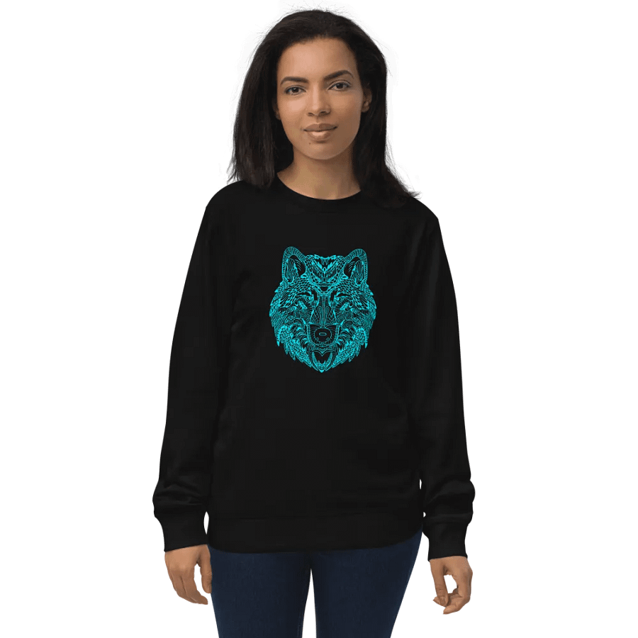 Mystic Wolf Organic Sweatshirt product image (5)