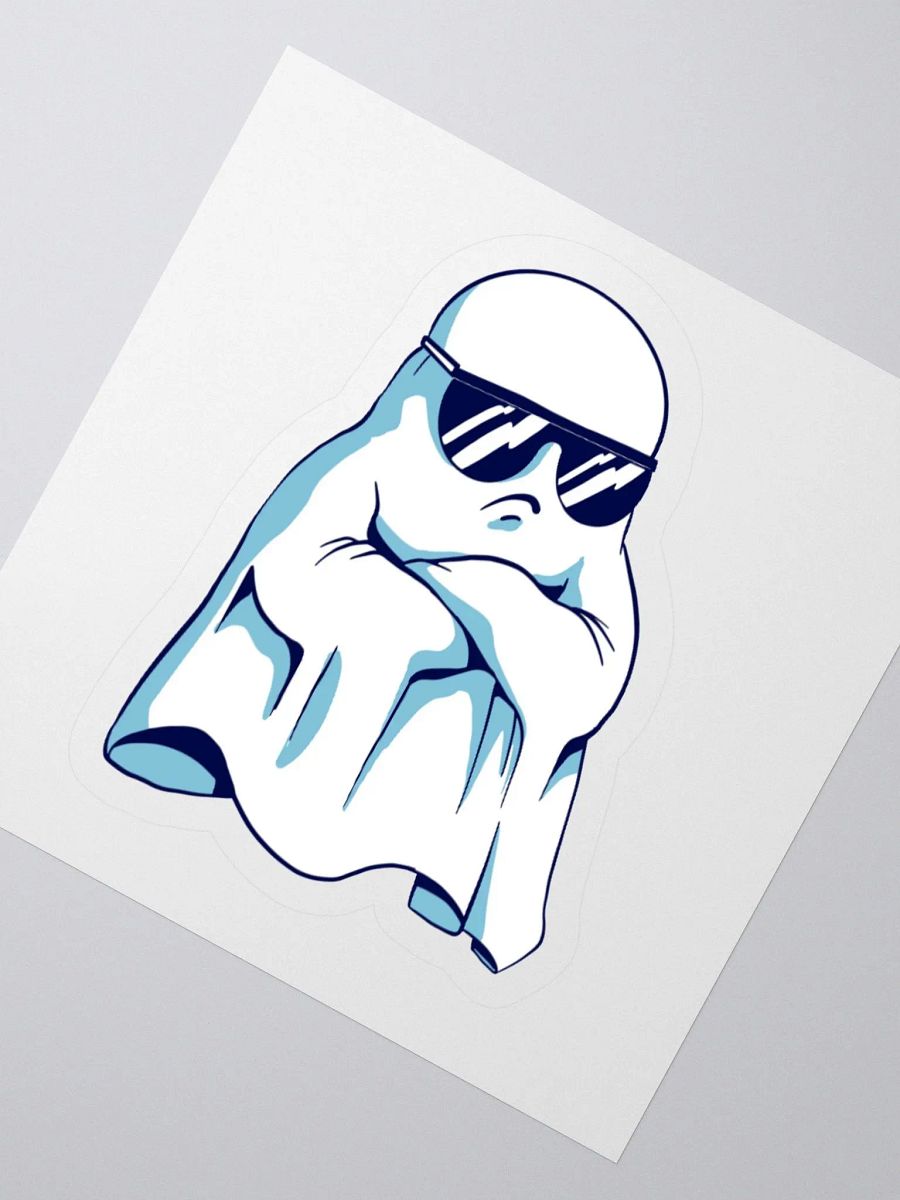 Very Angry Ghost Halloween Funny Sticker product image (2)