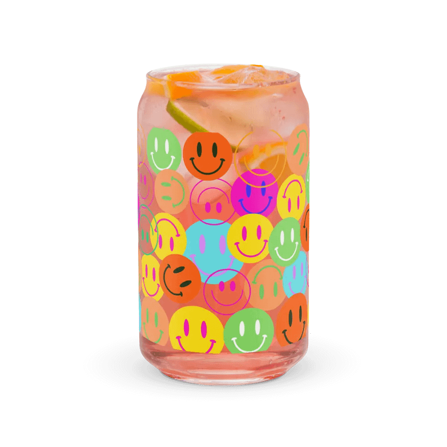 Smile emoji design - Sipper Glass product image (37)